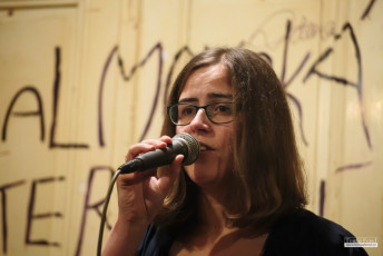 Koncert žáků pěvecké školy v pražské Salmovské literární kavárně