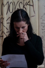 Vystoupení zpěváků v pražské Salmovské literární kavárně - 24.4.2016