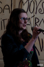 Vystoupení zpěváků v pražské Salmovské literární kavárně - 24.4.2016