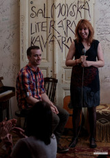 Vystoupení zpěváků v pražské Salmovské literární kavárně - 24.4.2016