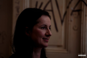 Vystoupení zpěváků v pražské Salmovské literární kavárně - 24.4.2016