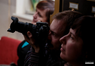 Vystoupení zpěváků v pražské Salmovské literární kavárně - 24.4.2016