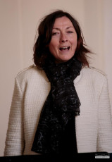 Májový koncert sborů Sagitta a Song Ladies v ambitu plasského kláštera.