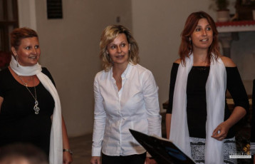 Vystoupení Song Ladies v libušínském kosetele pořádané  v rámci Noci kostelů