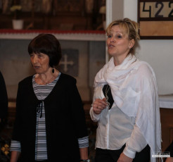 Vystoupení Song Ladies v libušínském kosetele pořádané  v rámci Noci kostelů